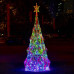 HOLOGRAM ALBERO IRIDESCENTE C/LED RGB CM.167H (2pz)